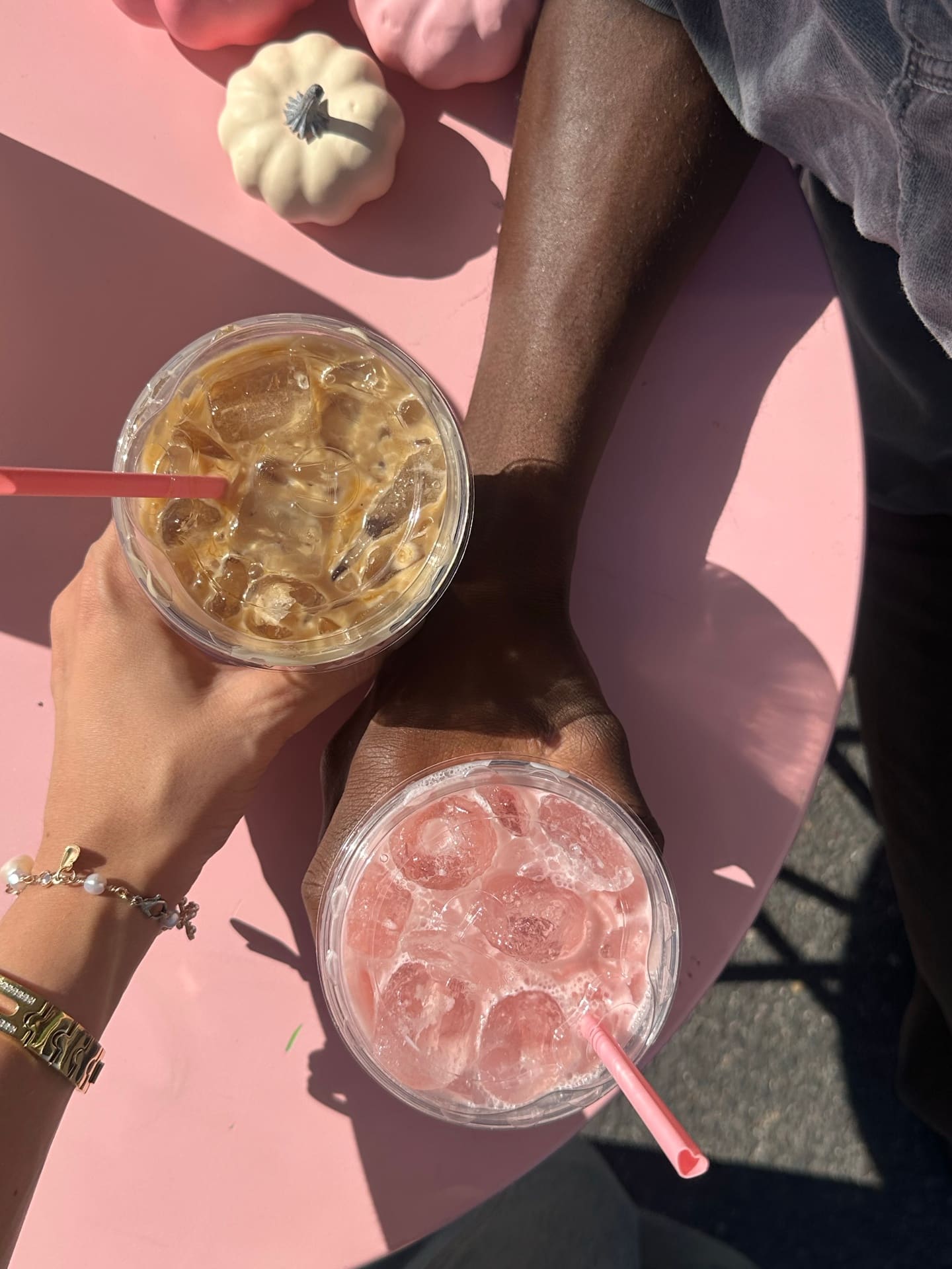 coffee chat with a client