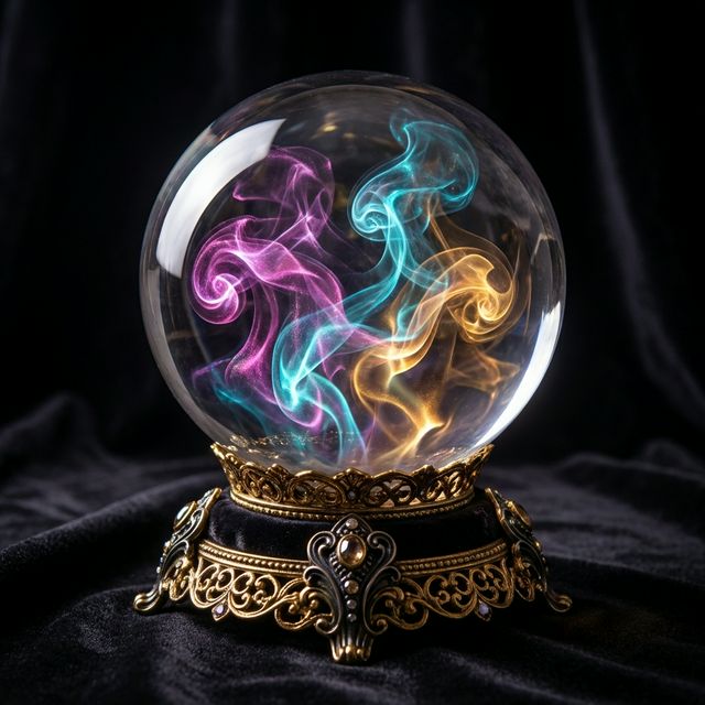 Luxurious 3D Crystal Ball